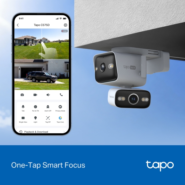 Outdoor Dual Lens Pan/Tilt Security Camera 8