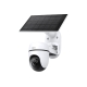 Kit de caméra de surveillance panoramique/inclinable à énergie solaire 1