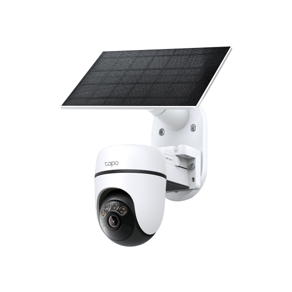 Solar-Powered Pan/Tilt Security Camera Kit