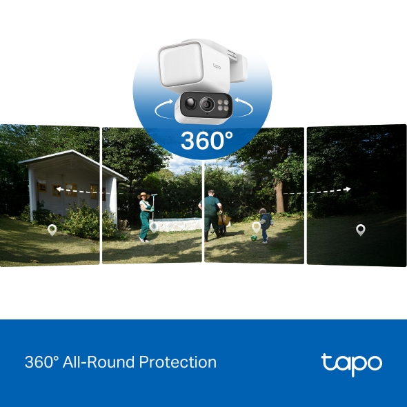 Solar-Powered Floodlight Pan/Tilt Security Camera Kit 10
