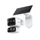 Solar-Powered Dual-Lens Pan/Tilt Security Camera Kit 2