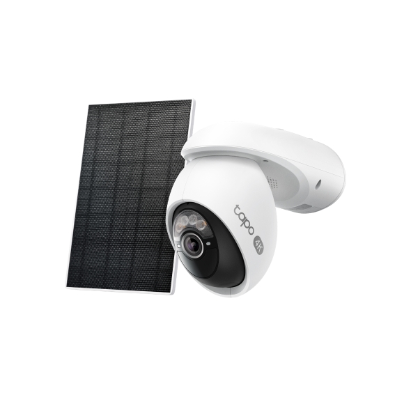 Solar-Powered Pan/Tilt Security Camera Kit 2