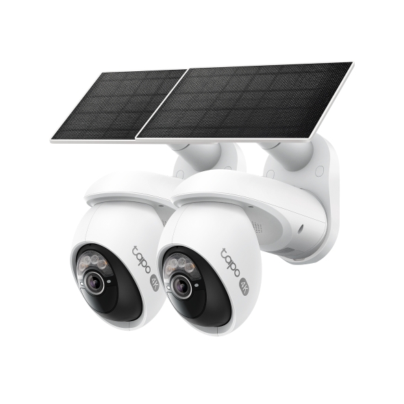 Solar-Powered Pan/Tilt Security Camera Kit 1