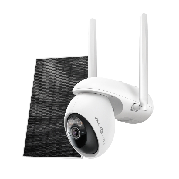 ソーラー給電パンチルトWi-Fi/4Gセキュリティカメラキット 1