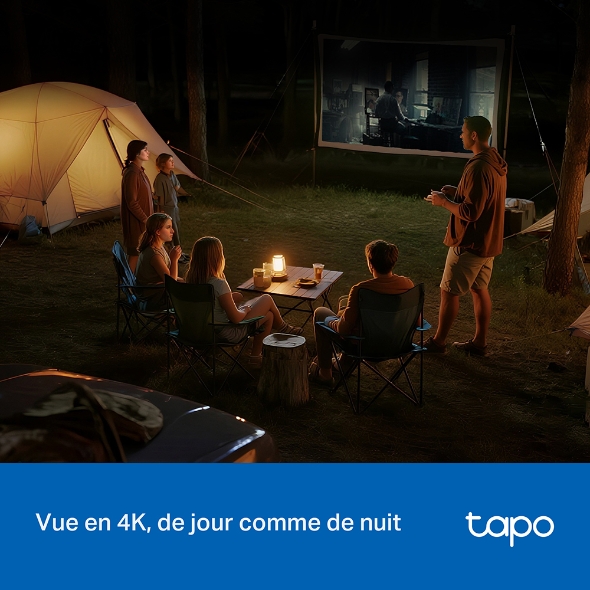 Kit de surveillance caméra 4G WiFi 4K panoramique/inclinable + panneau solaire 8