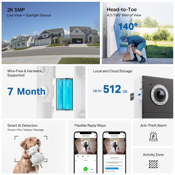 Tapo Video Doorbell Camera 3