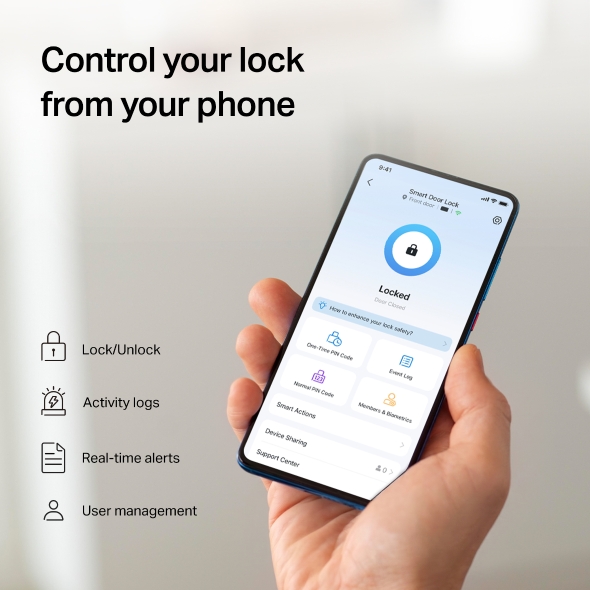 Serrure de porte intelligente PalmKey 7