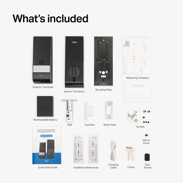Serrure de porte intelligente PalmKey 10