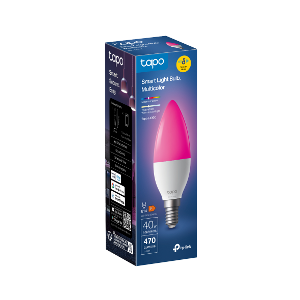 Smarte Glühbirne, vielfarbig, Sockel E14 10