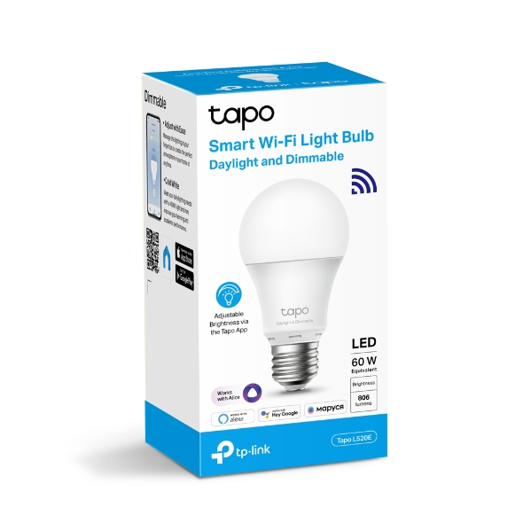 TP-Link Pulsante Smart + Lampadina Starter Kit, Tapo L520E