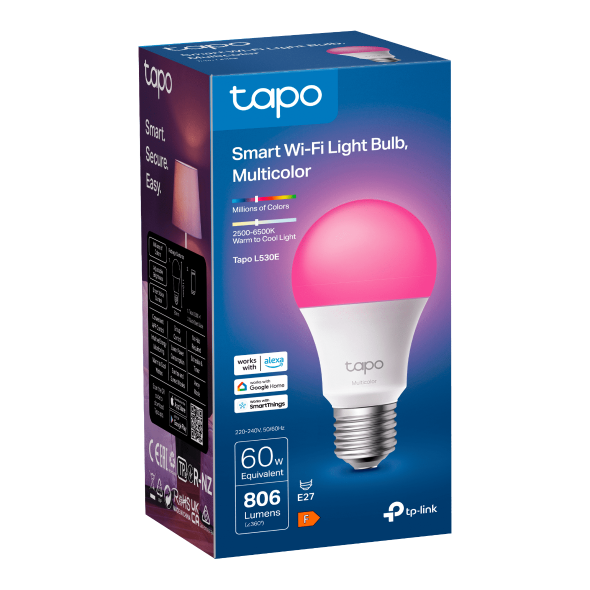Smart Wi-Fi Light Bulb, Multicolor 8