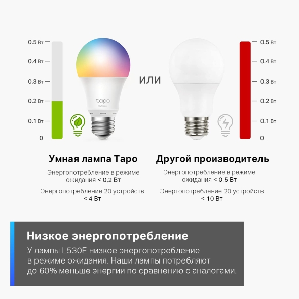 Умная многоцветная лампа 10