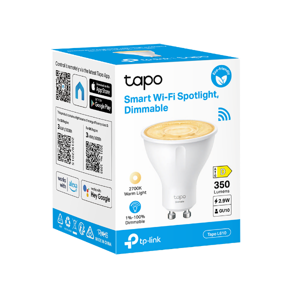 Bombilla inteligente TP-Link Tapo L610 Wi-Fi Spotlight 2700K