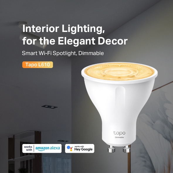 Tapo L610, Bombilla LED Blanca Wi-Fi GU10