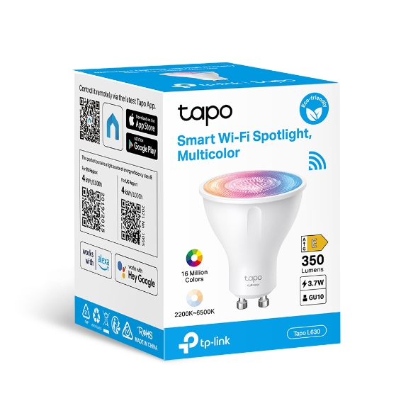 Tapo L630, Bombilla GU10 Multicolor Wi-Fi