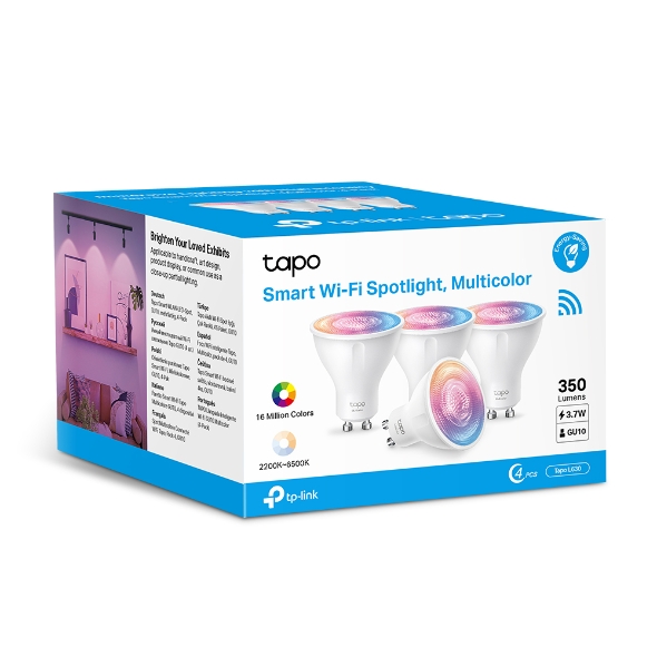 TP-Link Tapo L630 - Bombilla LED Multicolor Wi-Fi GU10