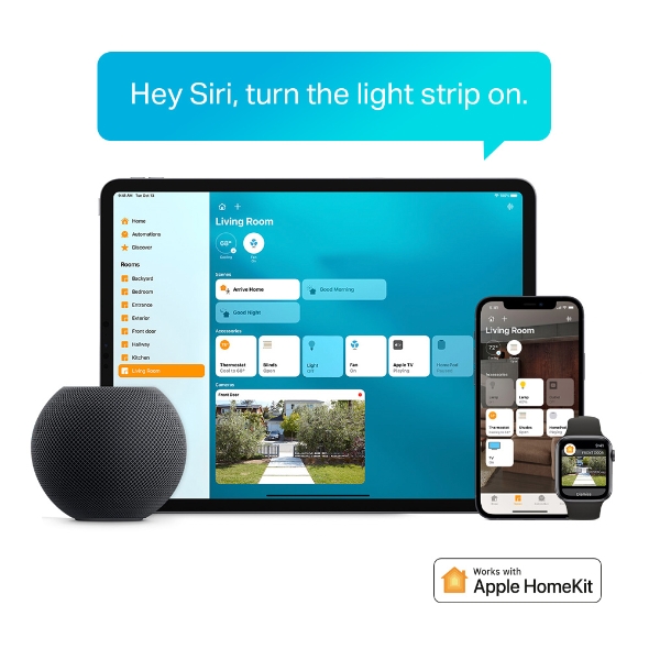 OHMAX Prise Wi-Fi intelligente avec Apple HomeKit 16 A - Prise