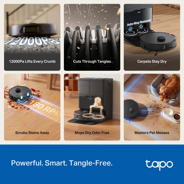 Robot Vacuum & Mop + All-in-One Omni Dock 4