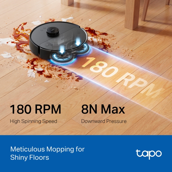 Robot Vacuum & Mop + All-in-One Omni Dock 8