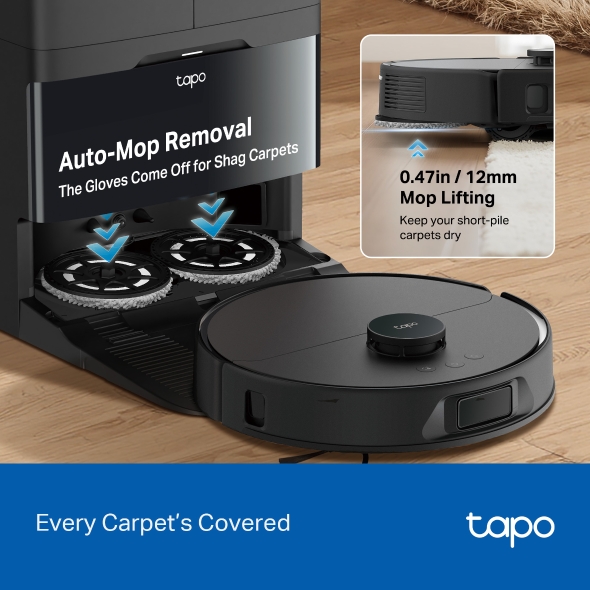Robot Vacuum & Mop + All-in-One Omni Dock 9
