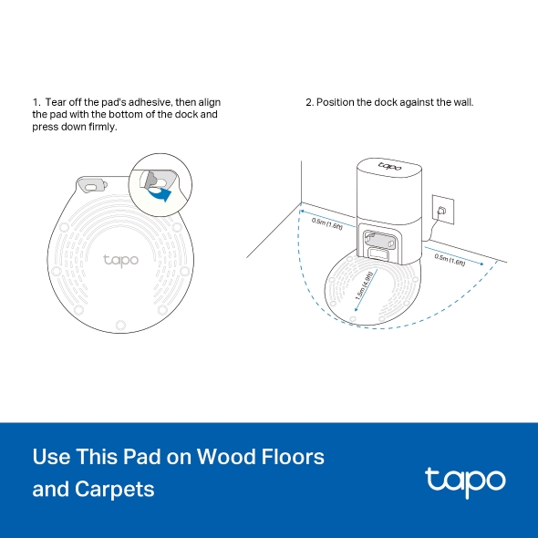 Tapo Robot Vacuum Waterproof Mat