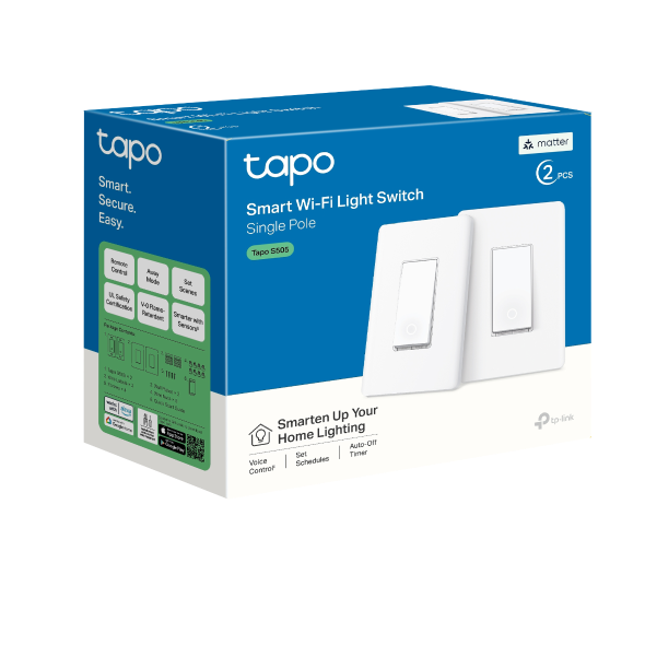 Smart Wi-Fi Light Switch, Matter 9