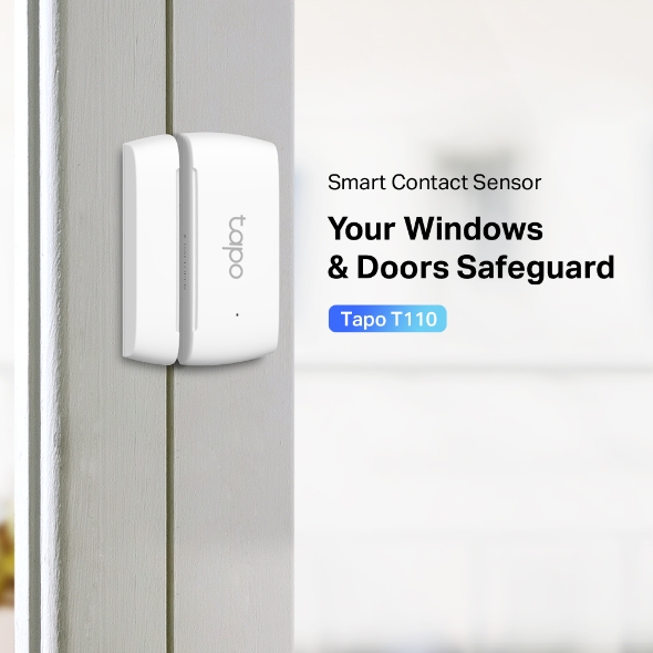 Sensor Inalambrico De Contacto Inteligente Para Puertas Y Ventas Tp-link  Tapo T110 Se Enlaza Con Tapo H100