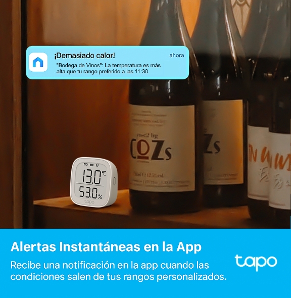 Sensor Inteligente de temperatura y humedad Tapo 6