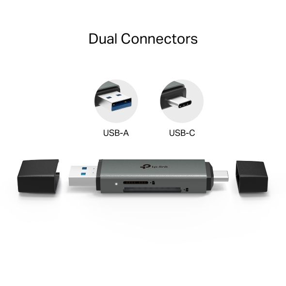 USB 3.0 Type-C&A до SD & microSD 3.0 Кардрідер
