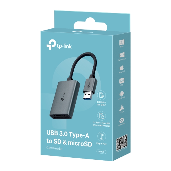 Czytnik kart pamięci SD i microSD na USB 3.0 Typu A 4