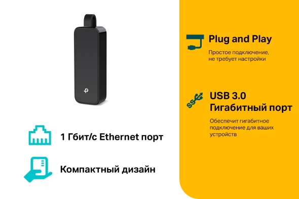 Гігабітний мережевий адаптер USB 3.0 5