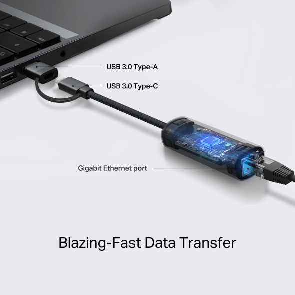 USB Type-C to RJ45 Gigabit Ethernet Network Adapter 5