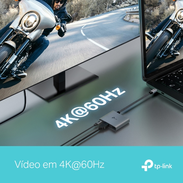 Hub 3 em 1 USB Tipo C 5