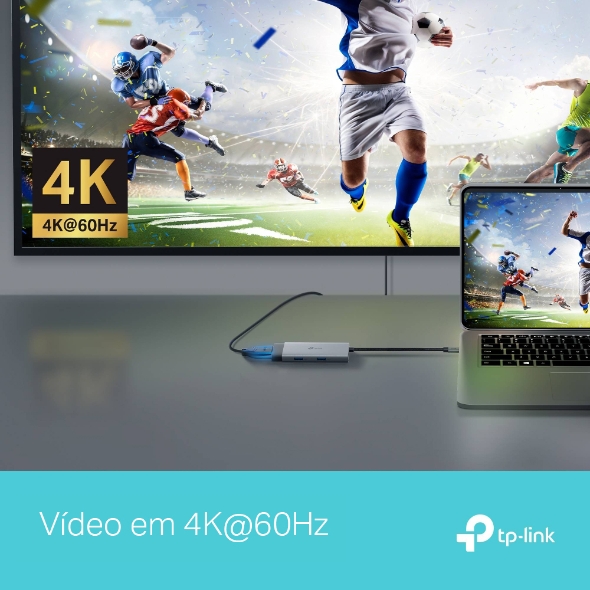 Hub USB Tipo C 5 em 1