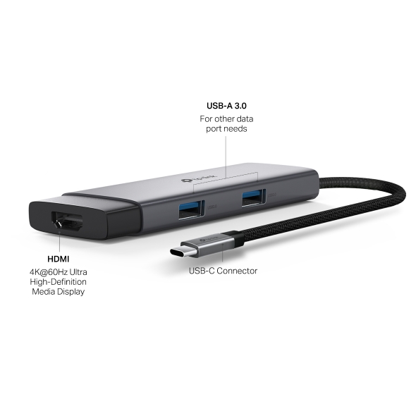 USB Type-C концентратор 5 в 1 3