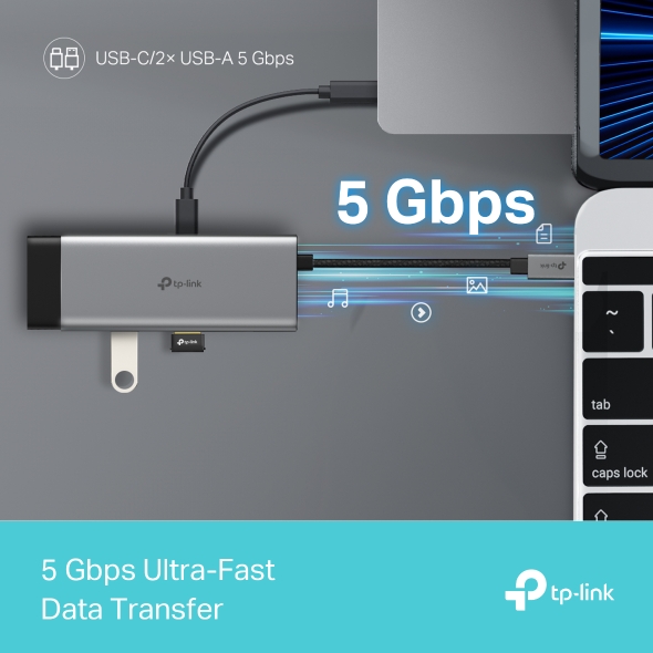USB Type-C концентратор 5 в 1 7