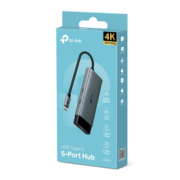 USB Type-C концентратор 5 в 1 10