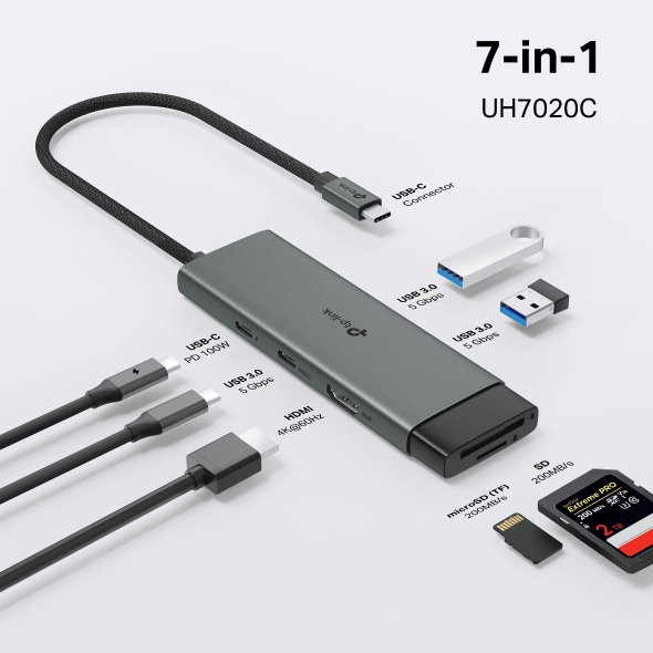 USB Type-C 7-in-1 Hub 4