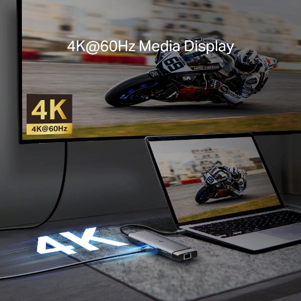 USB Type-C 9-Port Hub 6
