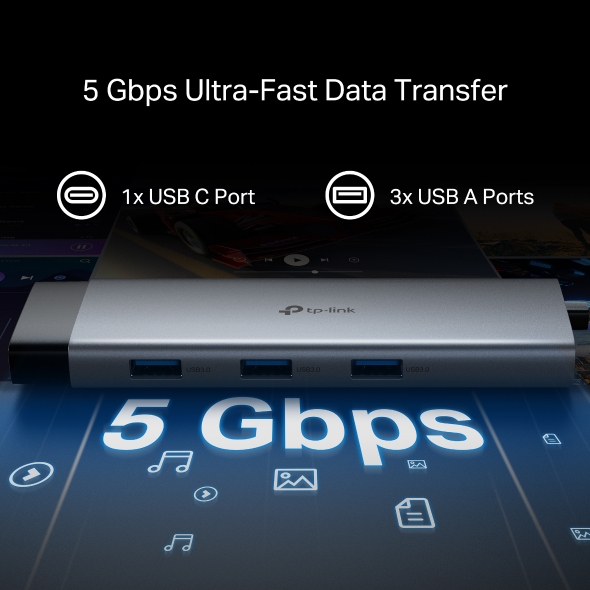 USB Type-C 9 in 1 Hub 10