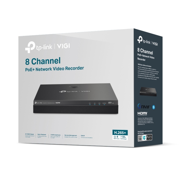 VIGI 8 Channel PoE+ Network Video Recorder 4