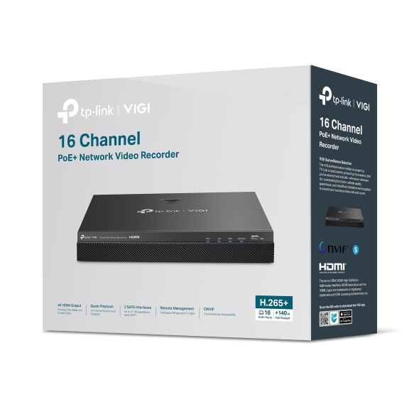 VIGI 16 路 PoE+ 網路監控主機/監視器主機(NVR) 4