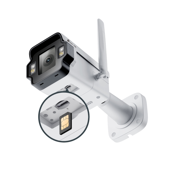 VIGI 4MP Outdoor Full-Color 4G Bullet Network Camera 4