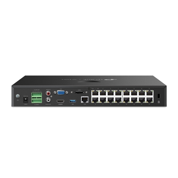VIGI 4MP Full-Color Turret IPC & 16 Channel PoE+ NVR KIT