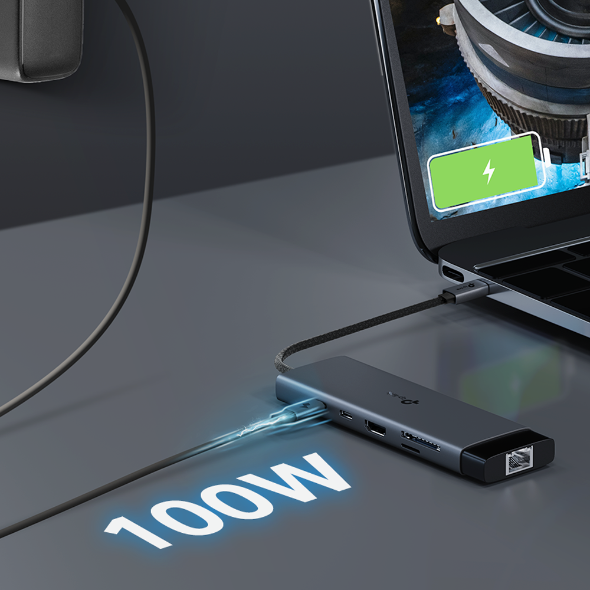 Hub USB Tipo-C 9 em 1  7
