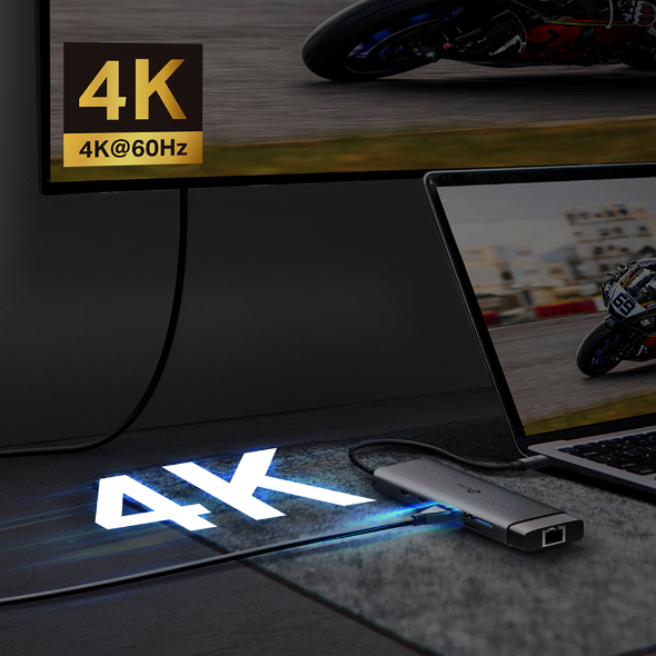 Hub USB Tipo-C 9 em 1  4