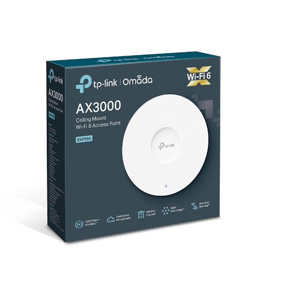Access Point Wi-Fi 6 AX3000 cu design compact (include adaptor DC) 6