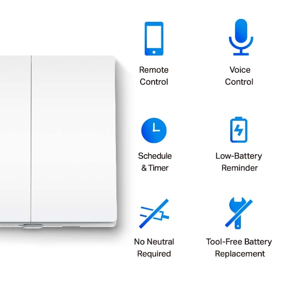  TP-Link Tapo Matter Smart Light Switch: control de voz