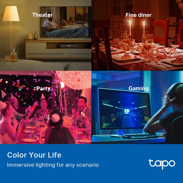 Tapo L530E, Smart Wi-Fi Light Bulb, Multicolor