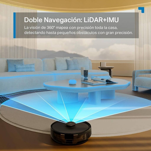 Robot Aspirador y Trapeador 5300Pa con Doble Sistema de Navegación 5